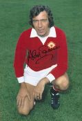 Football, David Sadler signed 12x8 colour photograph pictured during a photo shoot as he plays for