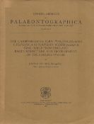 Palaeontographica B paperback journal style book collection of 3, dated 1977, 1981 and 1984. Section