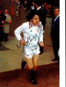 Football Mickey Thomas signed 12x8 Manchester United colour photo. Michael Reginald Thomas (born 7