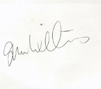 Music, John Williams signed page in black ink. Williams AO OBE (born 24 April 1941) is an Australian