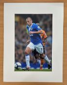 Football John Heitinga signed 16x12 Everton mounted colour photo. John Gijsbert Alan Heitinga (