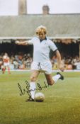 Alan Birchenall signed 12x8 colour photo pictured in action for Leicester City. Good condition.