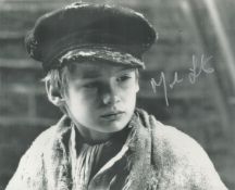 Mark Lester signed Oliver 10x8 black and white photo. Mark Lester (born Mark A. Letzer; 11 July