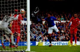 Footballer Ashley Williams Everton 12x8 Coloured Signed Photo. On 10 August 2016, Williams joined