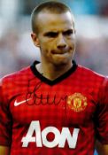 Football Tom Cleverley signed Manchester United 12x8 colour photo. Good condition. All autographs