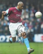 Football Brian Deane signed 10x8 West Ham United colour photo. Brian Christopher Deane (born 7