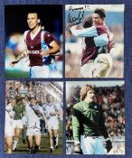 Football West Ham United collection 4 signed 10x8 Hammers colour photos signatures include Paul
