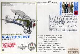 Winifred Brown signed 50th Anniversary of the Kings Air Race Wycombe Air Park FDC PM 50th