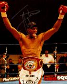 Boxing Johnny Nelson signed 10x8 colour photo. Ivanson Ranny Johnny Nelson (born 4 January 1967)