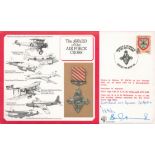 WW2 Flt Lt Fred Haden Multi Signed The Award of the Air Force Cross FDC. Also Personally signed by