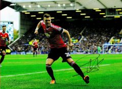 Football Morgan Schneiderlin signed Manchester United 16x12 colour photo. Morgan Fernand Gérard