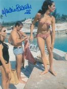 Bond Girl, Martine Beswick signed 10x8 colour photograph pictured as Paula Caplan in Thunderball (