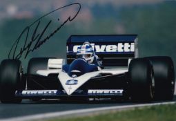 Derek Warwick, British Formula 1 Driver, 12x8 Signed Photo. Good condition. All autographs come with