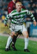 Neil Lennon, Former Celtic Footballer, 10x8 inch Signed Photo. Good condition. All autographs come