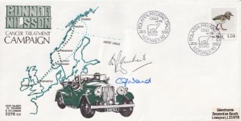 Doug Lambert Chris Ward, Rally Drivers, Signed FDC. Good condition. All autographs come with a
