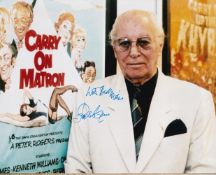 Peter Rogers, Legendary Carry On Film Producer, 10x8 inch Signed Photo. Good condition. All