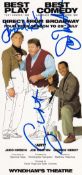 Judd Hirsch Joe Morton George Wendt, Popular Actors, Signed "Art" Theatre Leaflet. Good condition.