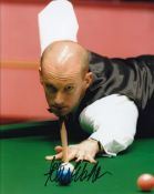 Peter Ebdon, Popular Snooker Player, 10x8 inch Signed Photo. Good condition. All autographs come