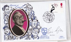 Eric Sykes, Comedy Actor and Writer, Comic Heritage Signed FDC. Good condition. All autographs