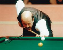 Willie Thorne, Late Great Snooker Champion, 10x8 inch Signed Photo. Good condition. All autographs