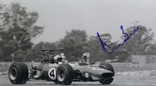 Derek Bell, British Formula 1 Driver, 12x8 Signed Photo. Good condition. All autographs come with