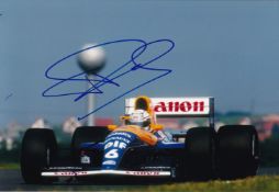 Ricardo Patrese, Italian Formula 1 Driver, 12x8 Signed Photo. Good condition. All autographs come