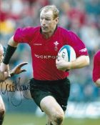 Gareth Thomas, Welsh Rugby Union Star, 10x8 inch Signed Photo. Good condition. All autographs come