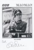 Guy Siner, Allo Allo Comedy Actor, 6x4 Official Signed Photo. Good condition. All autographs come