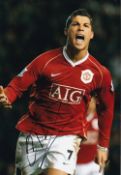 Christiano Ronaldo, Manchester United Legend, 12x8 Signed Photo. Good condition. All autographs come