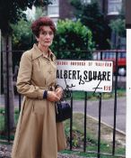 June Brown, Late Great Eastenders Actress, 10x8 inch Signed Photo. Good condition. All autographs