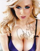 Gemma Merna, Sexy Hollyoaks Actress, 10x8 inch Signed Photo. Good condition. All autographs come
