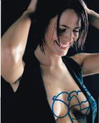 Susie Amy, Footballers Wives Actress, 10x8 inch Signed Photo. Good condition. All autographs come