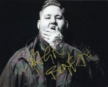 Rag N Bone Man, Chart Topping Singer Songwriter, 10x8 inch Signed Photo. Good condition. All