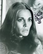 Martine Beswick, James Bond Film Actress, 10x8 inch Signed Photo. Good condition. All autographs