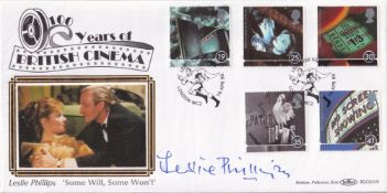 Leslie Phillips, Carry On Harry Potter Film Actor, Signed Cinema FDC. Good condition. All autographs