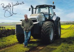 Jeremy Clarkson, Top Gear Clarkson's Farm Presenter, 10x8 inch Signed Photo. Good condition. All