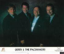 Gerry Marsden, Chart Topping Singer with The Pacemakers, 10x8 inch Signed Photo. Good condition. All