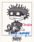 Nancy Cartwright, The Voice of Chuckie (Rugrats), 10x8 inch Signed Photo. Good condition. All