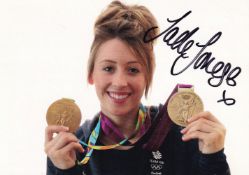 Jade Jones, Olympic Taekwondo Gold Medallist, 6x4 Signed Photo. Good condition. All autographs