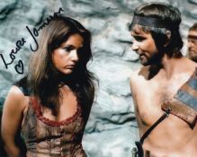 Louise Jameson, Dr Who TV Series Actor, 10x8 inch Signed Photo. Good condition. All autographs