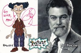 Phil Proctor, Actor and Voice Over Toy Story Rugrats, Signed Official Postcard. Good condition.