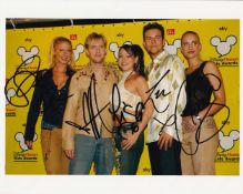 STEPS, Chart Topping Pop Band, 10x8 inch Fully Signed Photo. Good condition. All autographs come