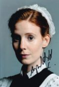 Amy Nuttall, Downton Abbey Actress, 10x8 inch Signed Photo. Good condition. All autographs come with