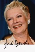 Judi Dench, James Bond Film Actress, 6x4 Signed Photo. Good condition. All autographs come with a