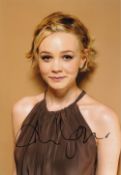 Carey Mulligan, Dr Who TV Series Actress, 10x8 inch Signed Photo. Good condition. All autographs