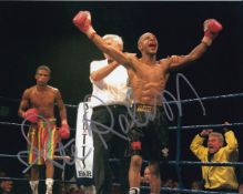 Steve Robinson, Former World Champion Boxer, 10x8 inch Signed Photo. Good condition. All