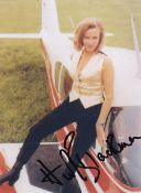 Honor Blackman, Late Great James Bond Actress, 6x4 Signed Photo. Good condition. All autographs come