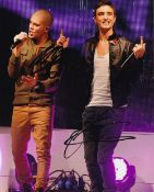 Tom Parker Max George, The Wanted, 10x8 inch Signed Photo. Good condition. All autographs come