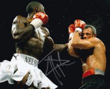 Johnny Nelson, Former World Champion Boxer, 10x8 inch Signed Photo. Good condition. All autographs