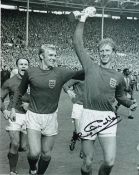 Jack Charlton, 1966 World Cup Winner, 10x8 inch Signed Photo. Good condition. All autographs come